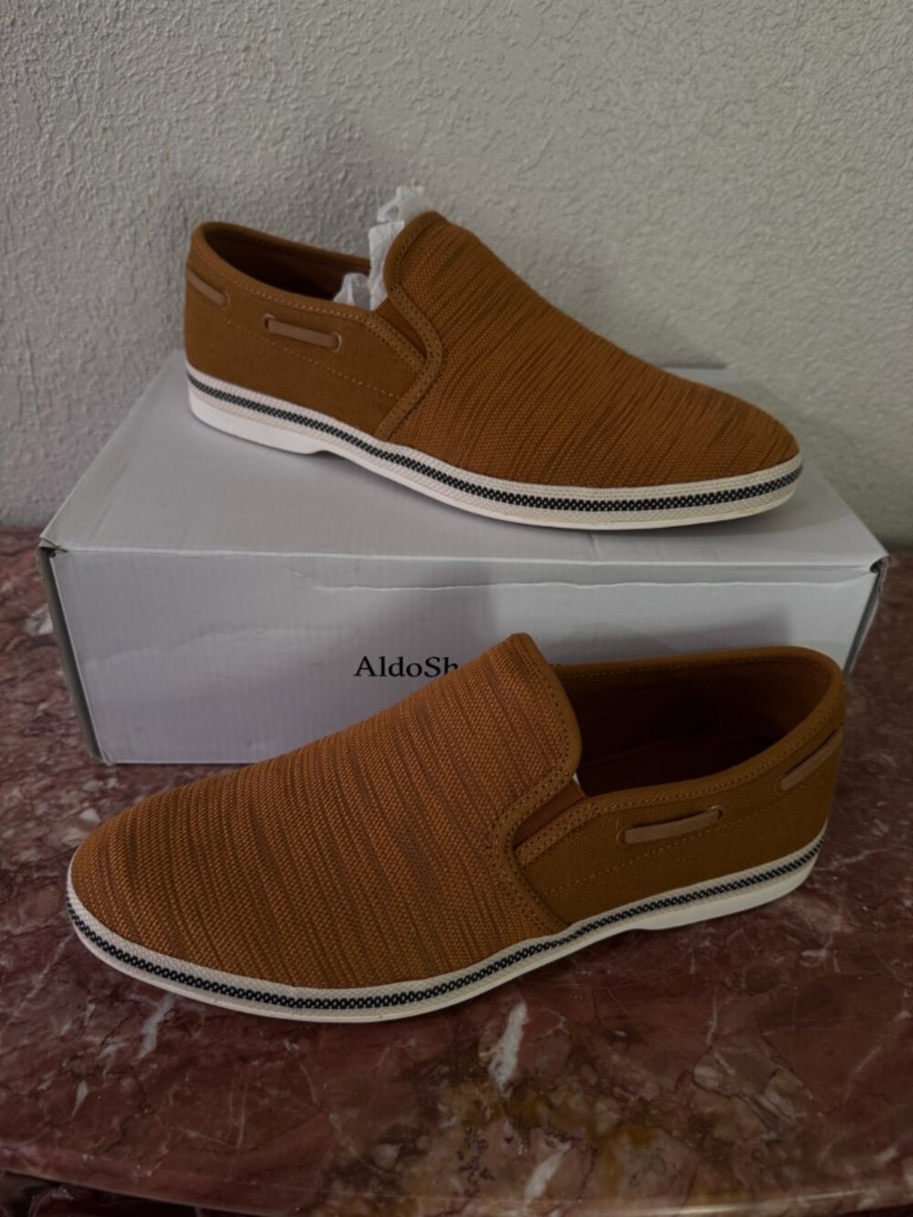 Aldo Men's Carufel in Mustard Textile Espadrilles